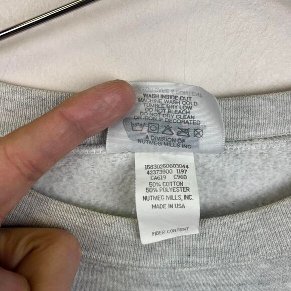 Grey Vintage 90s Detroit Panthers crewneck Size M - Picture 7 of 7